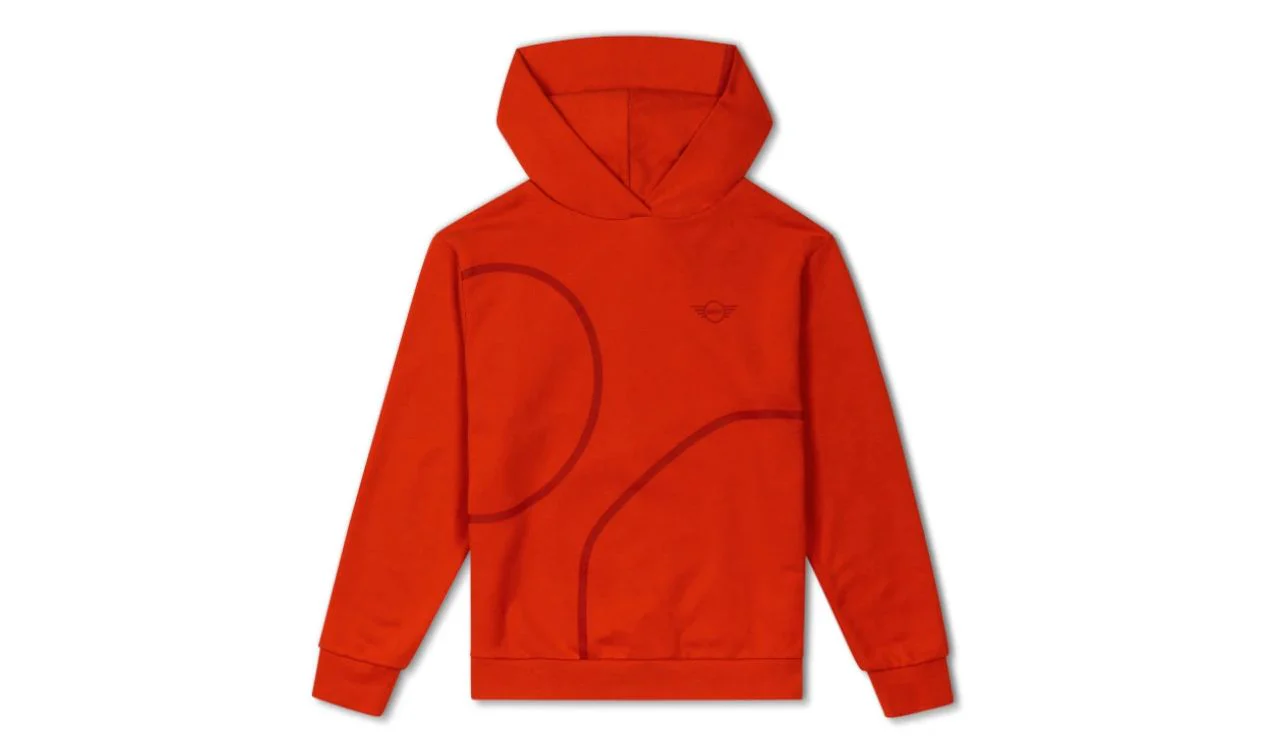 Sudadera con capucha Rebel Red talla L OEM 80145B32025 para MINI. Original MINI.