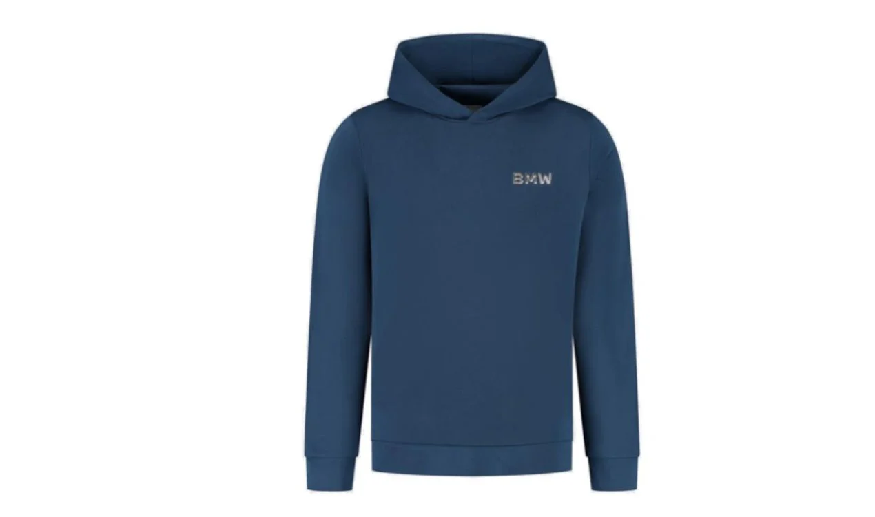 Sudadera con capucha unisex azul talla XXL OEM 80145B70C73 válido para BMW. Original BMW.