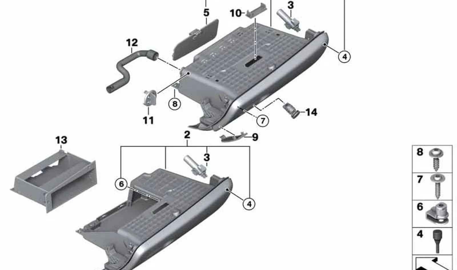Tapa de espejo retrovisor izquierdo OEM 51169262368 para MINI F56, F55. Original MINI. - Image 4