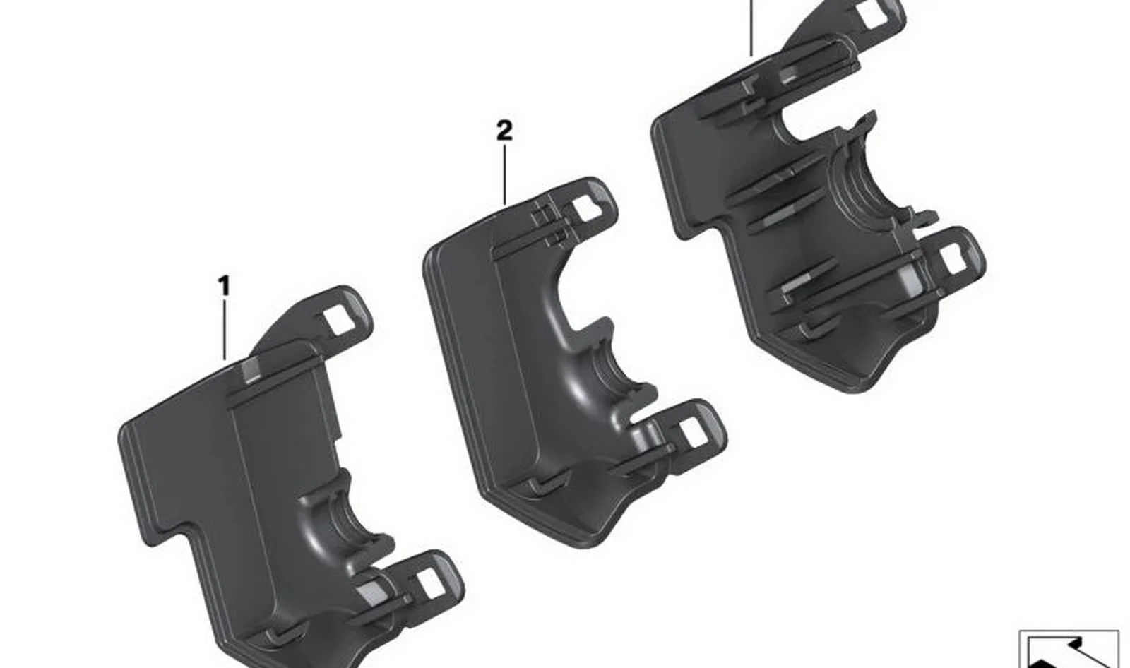 Tapa interruptor combinado izquierda OEM 61318527799 para motos BMW R1200GS, R1250GS, F750GS, F850GS, K1600GT, C400X... y más. Original BMW Motorrad.