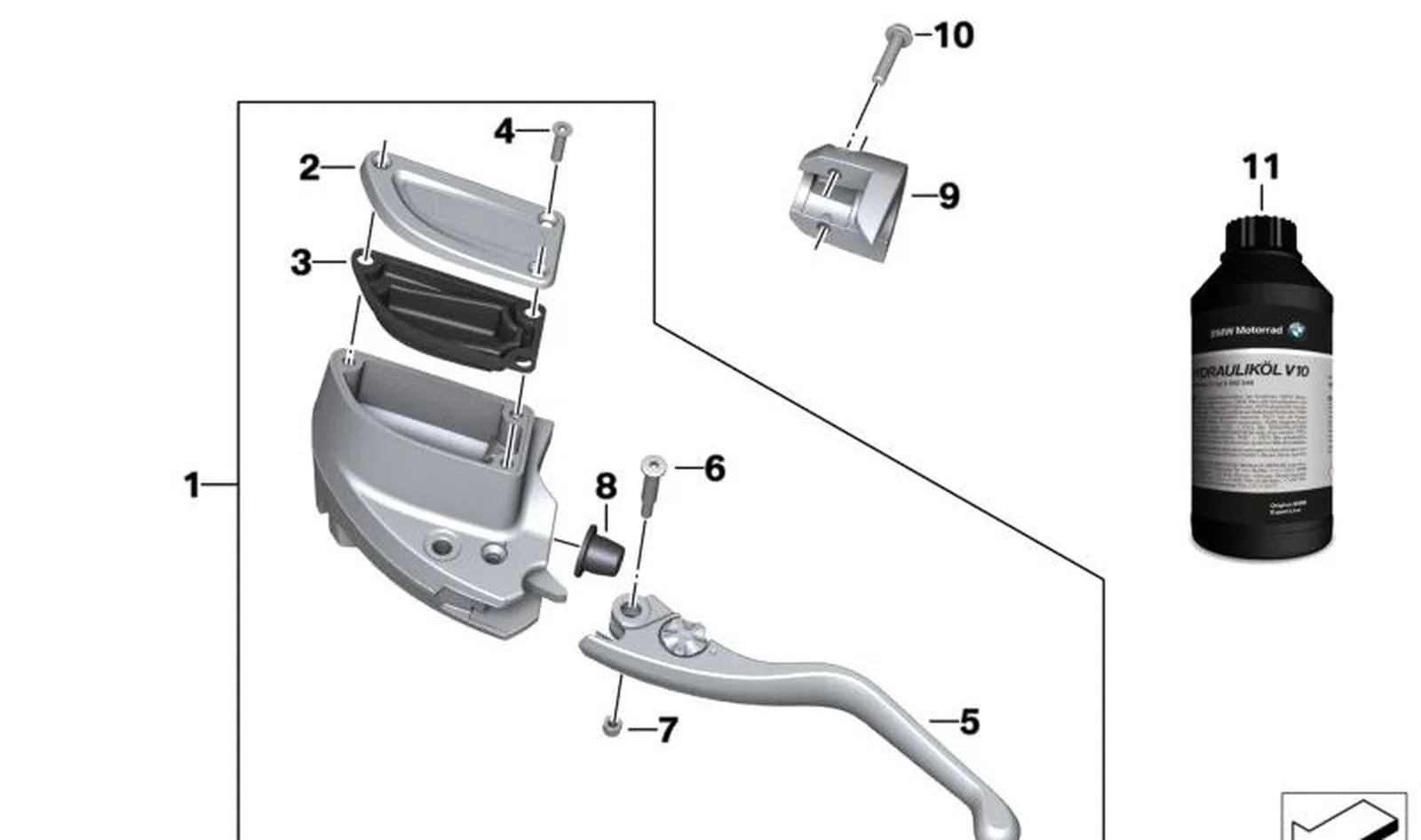 Tapa schwarz OEM 32727922006 para motos BMW R18, R18 Classic, R18 B, R18 Transcontinental. Original BMW Motorrad.