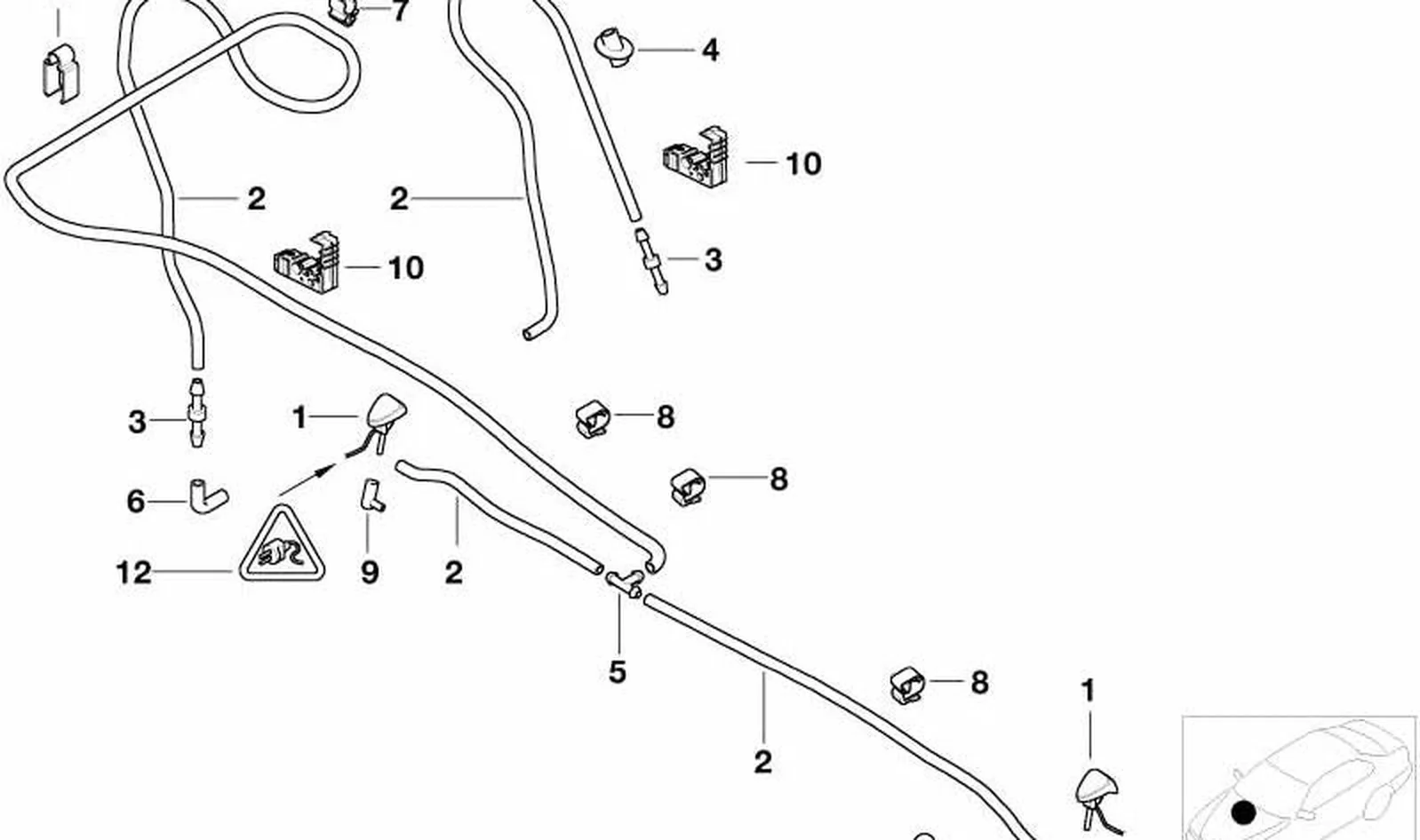 Tobera de inyección OEM 61667146377 para MINI R50, R53, Cabrio R52. Original MINI. - Image 4