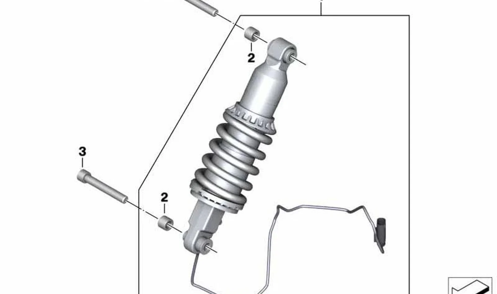 Tornillo ISA M12X1,5X80-MK OEM 07129905658 para BMW Motorrad R1200GS, R1200RT, K1300S, K1600GT... y más. Original BMW Motorrad.