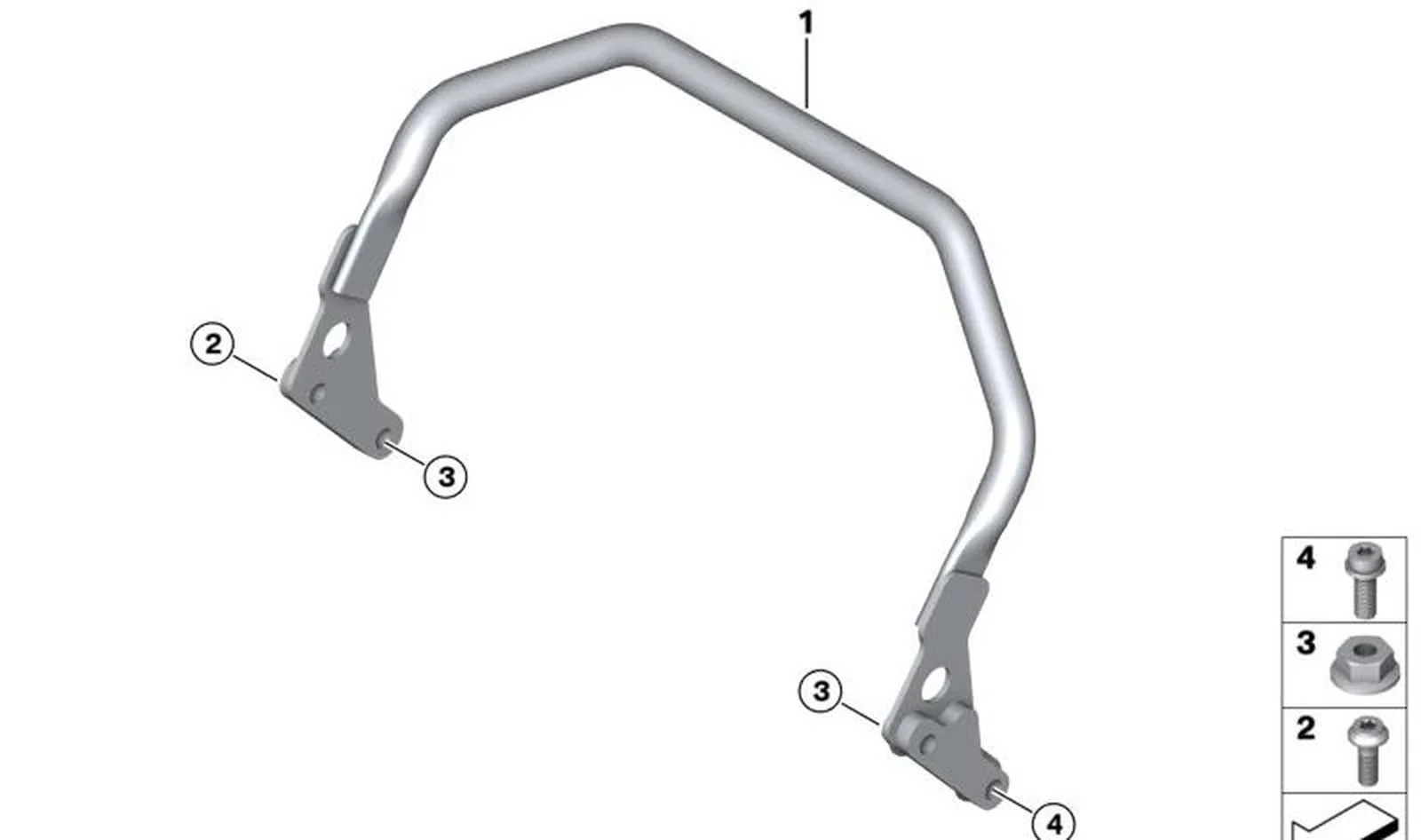 Tornillo ISA M6X18-8.8-ZNNIV OEM 07129907195 para motos BMW R1200GS, R1250GS, K1600GT... y más. Original BMW Motorrad.