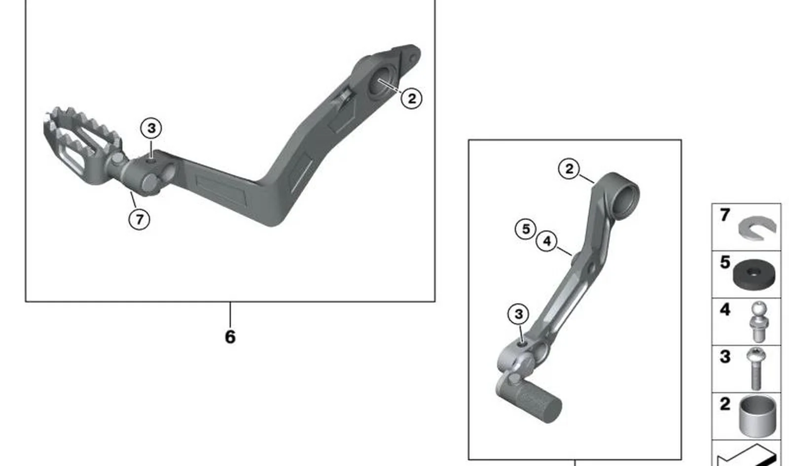 Tornillo ISA M6x25 OEM 07129907401 para motos BMW R 1300 GS, R 1250 GS, S 1000 RR, F 900 GS, C 400 GT… y más. Original BMW Motorrad