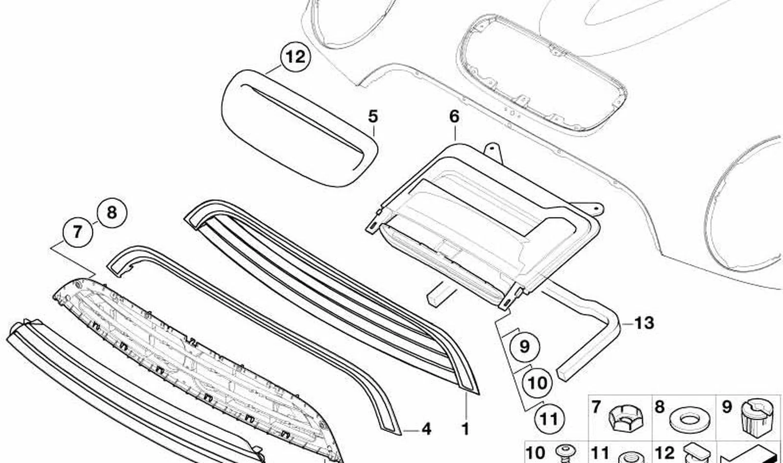 Tornillo M5 x 15 OEM 07131512344 para MINI R52, R53. Original MINI. - Image 4