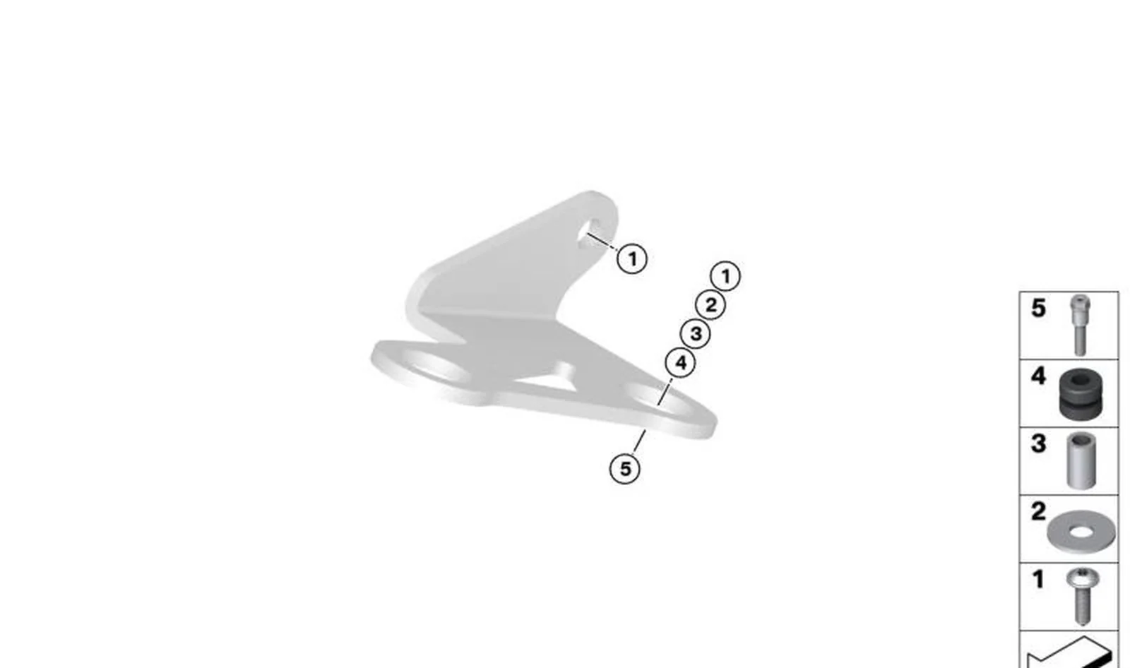 Tornillo M8x30 OEM 77527724321 para motos BMW R 1200 R, R 1250 R, R 1200 RS, R 1250 RS, R nineT, R nineT Pure, R nineT Scrambler, R nineT Urban G/S, S 1000 R... y más. Original BMW Motorrad
