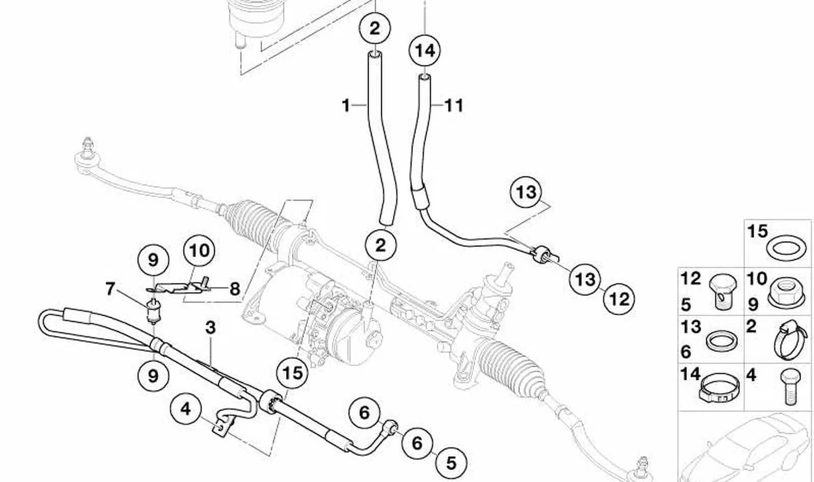 TuberÃa de retorno OEM 32416781744 para MINI R50, R52, R53. Original MINI. - Image 11