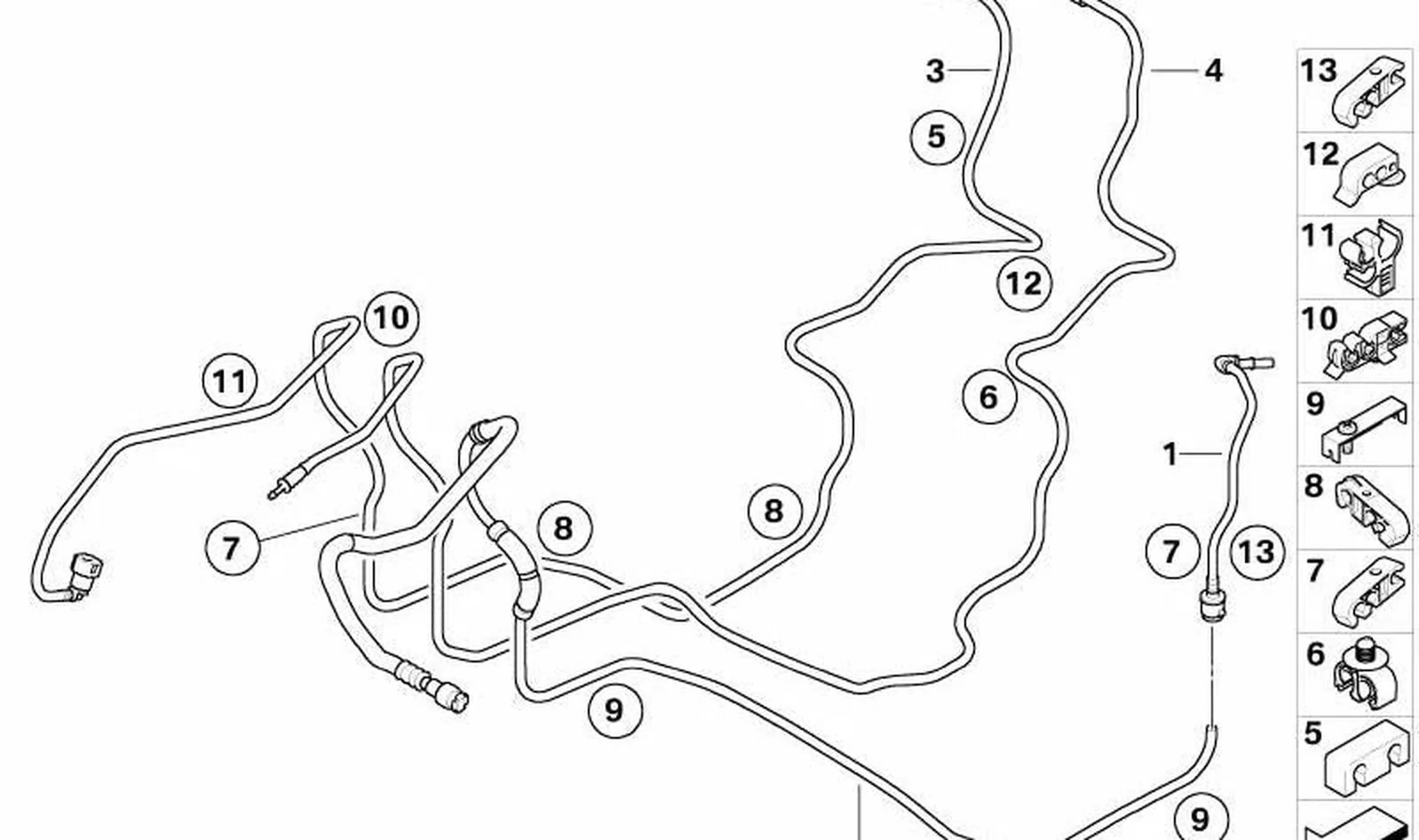Tubería del aire de barrido OEM 16126766132 para MINI R50, R53, Cabrio R52. Original MINI. - Image 4