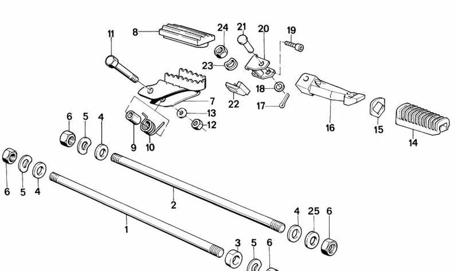Tubo distanciador OEM 46711242019 para motos BMW R1200GS, F700GS, F800GS, R1150GS, R1100GS... y más. Original BMW Motorrad.