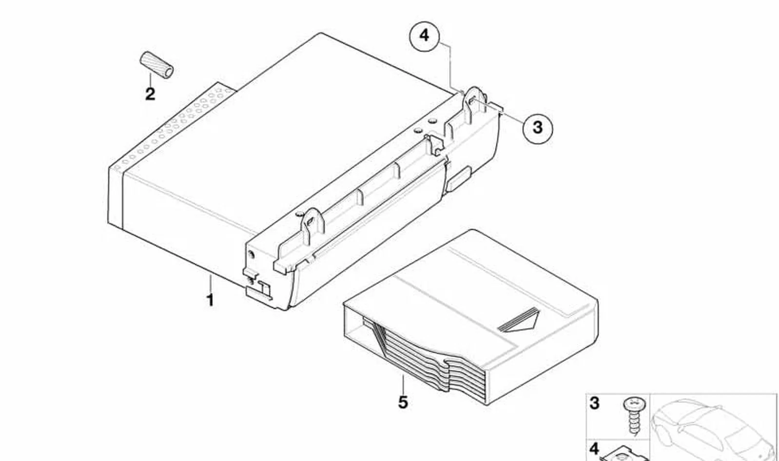 Tuerca de chapa OEM 07129910359 para BMW 3 E46, 6 E63, 7 E65, Z8 E52, K1200 RS/LT... y más. Original BMW Motorrad. - Image 2