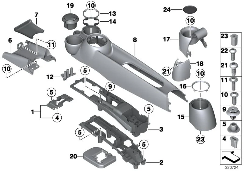 Tuerca de expansión OEM 07130657024 para MINI R50, R52 Cabrio, R53, R55 Clubman, R56, R57 Cabrio, R58 Coupé, R59 Roadster... y más. Original MINI. - Image 6