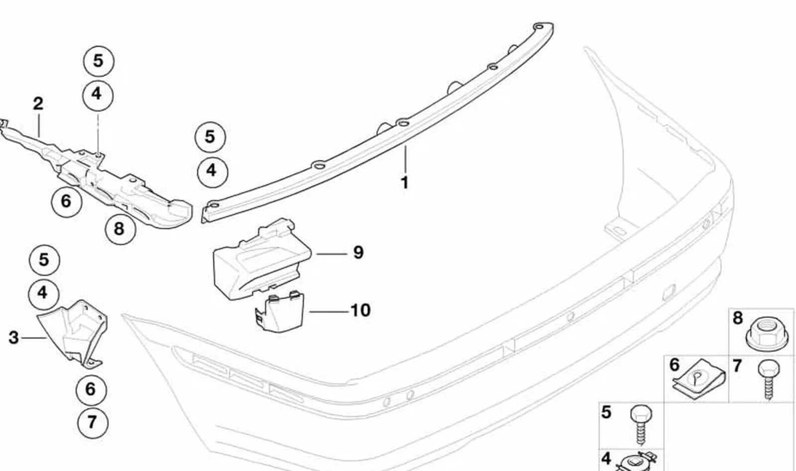 Tuerca de expansión OEM 51127046911 para MINI F56, F55, Countryman R60, Paceman R61... y más. Original MINI.