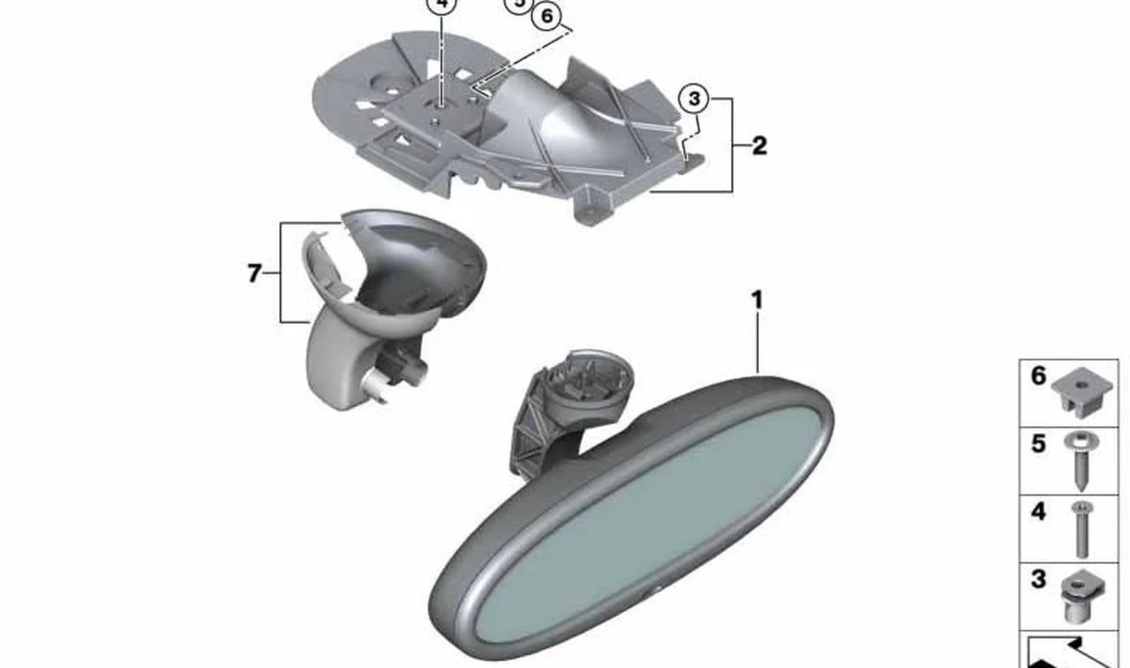 Tuerca de plástico OEM 07129906564 para MINI R56, R56 LCI, Clubman R55, Countryman R60, Paceman R61... y más. Original MINI. - Image 2