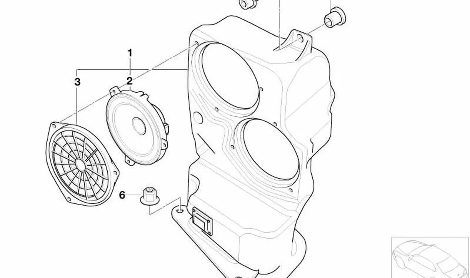 Tuerca de plástico OEM 16131183133 para MINI R50, R53, R56, F56, F55... y más. Original MINI. - Image 2