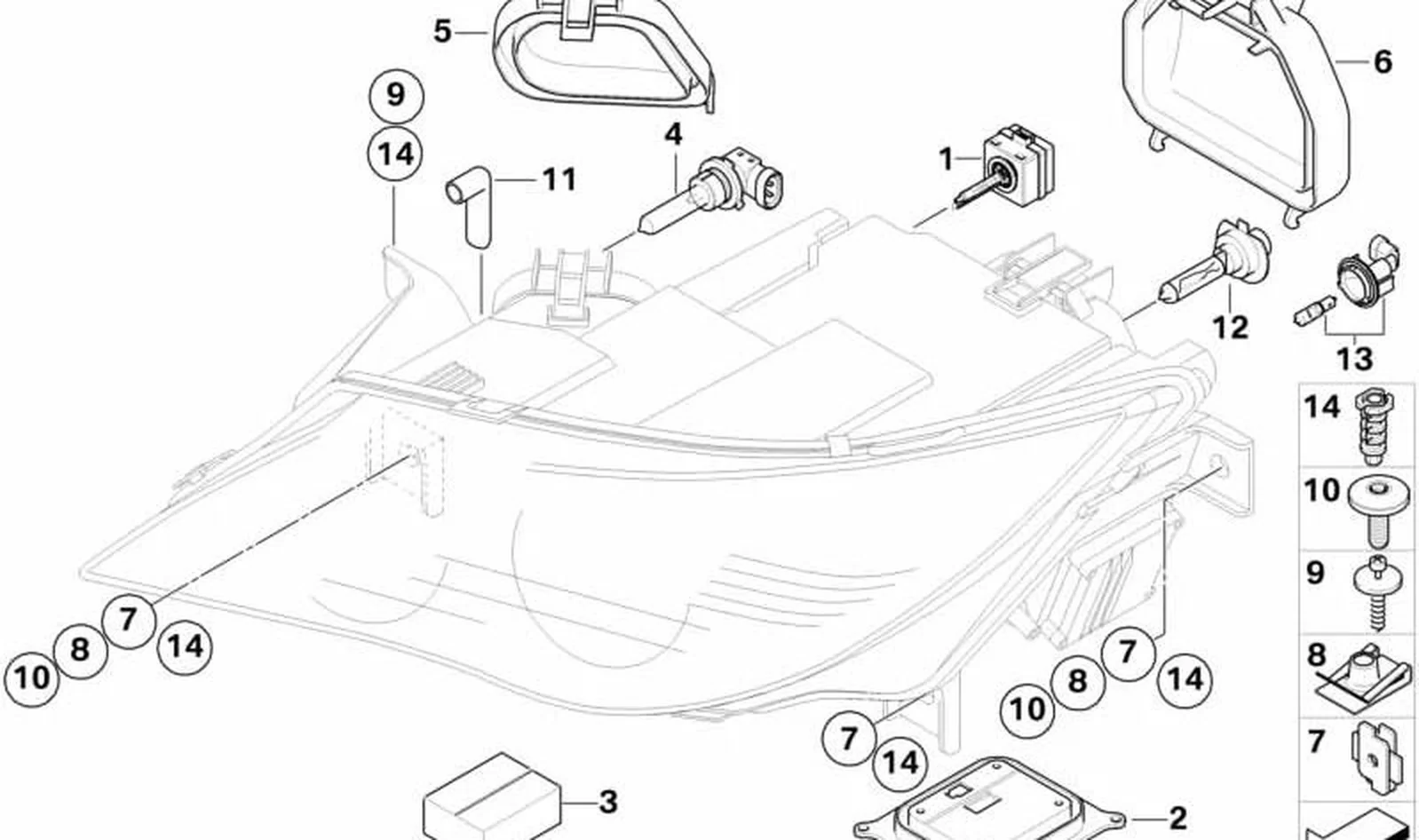 Unidad de mando luz de curva derecha OEM 63127199362 para MINI R56 LCI, Clubman R55 LCI, Cabrio R57 LCI, Coupé R58, Roadster R59, Countryman R60, Paceman R61... y más. Original MINI. - Image 6