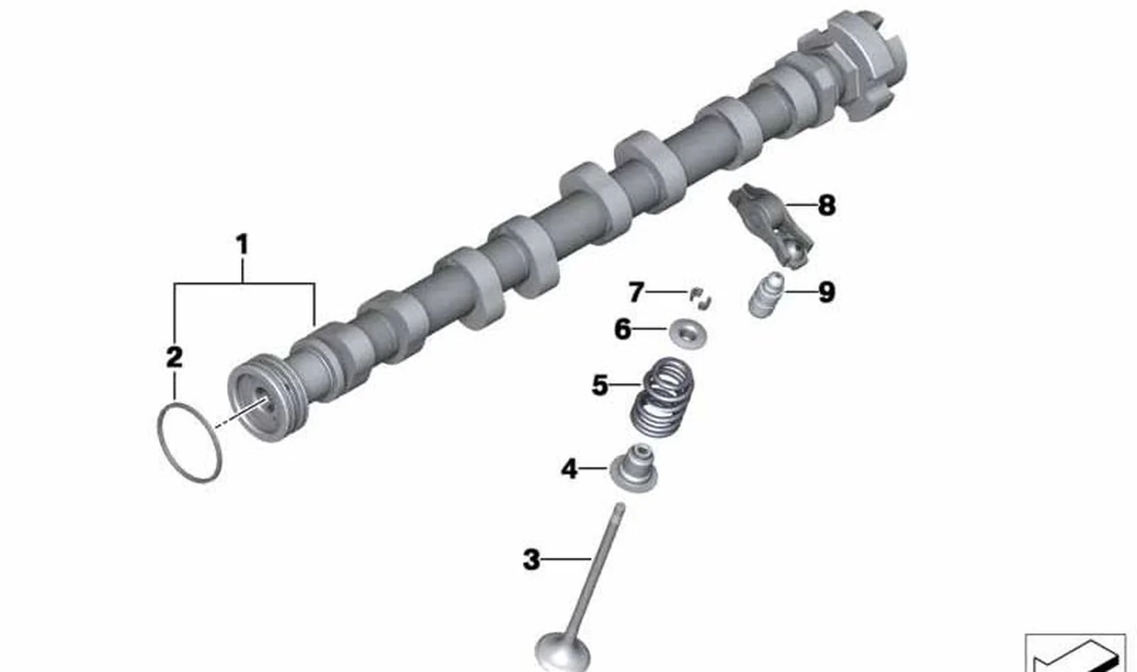 Válvula de escape OEM 11347547187 para MINI R56, Clubman R55, Cabrio R57, Coupé R58, Countryman R60, Paceman R61... y más. Original MINI.