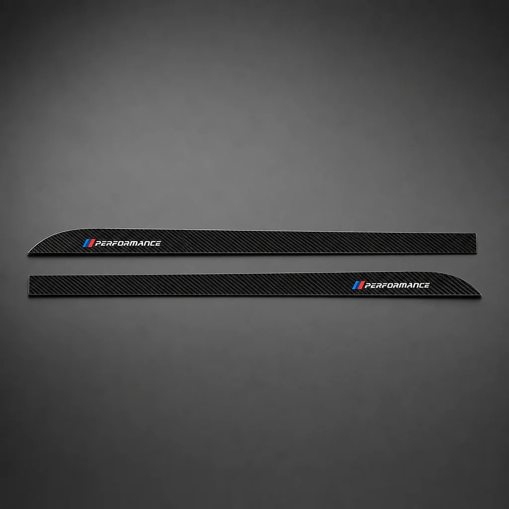 Vinilos laterales (pegatinas laterales) efecto carbono Performance para BMW - Image 2