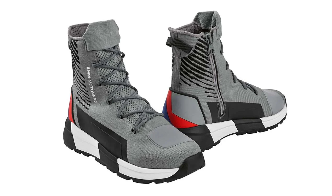 Zapatillas de moto KnitRace gris talla 42 OEM 76225A80956 válido para motos BMW Original BMW Motorrad