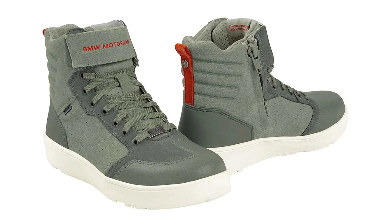 Zapatillas Seúl GORE-TEX caqui talla 46 OEM 76225A808C1 para BMW. Original BMW Motorrad.